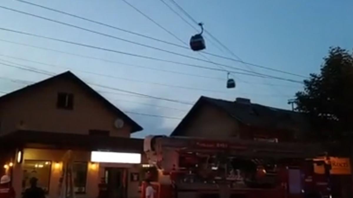 interventie de urgenta in piatra neamt mai multe persoane au ramas blocate in telegondole la peste