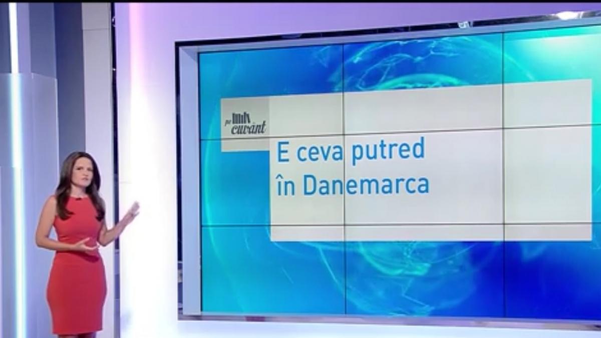 pe cuvant cu ana iorga de unde vine expresia e ceva putred in danamerca