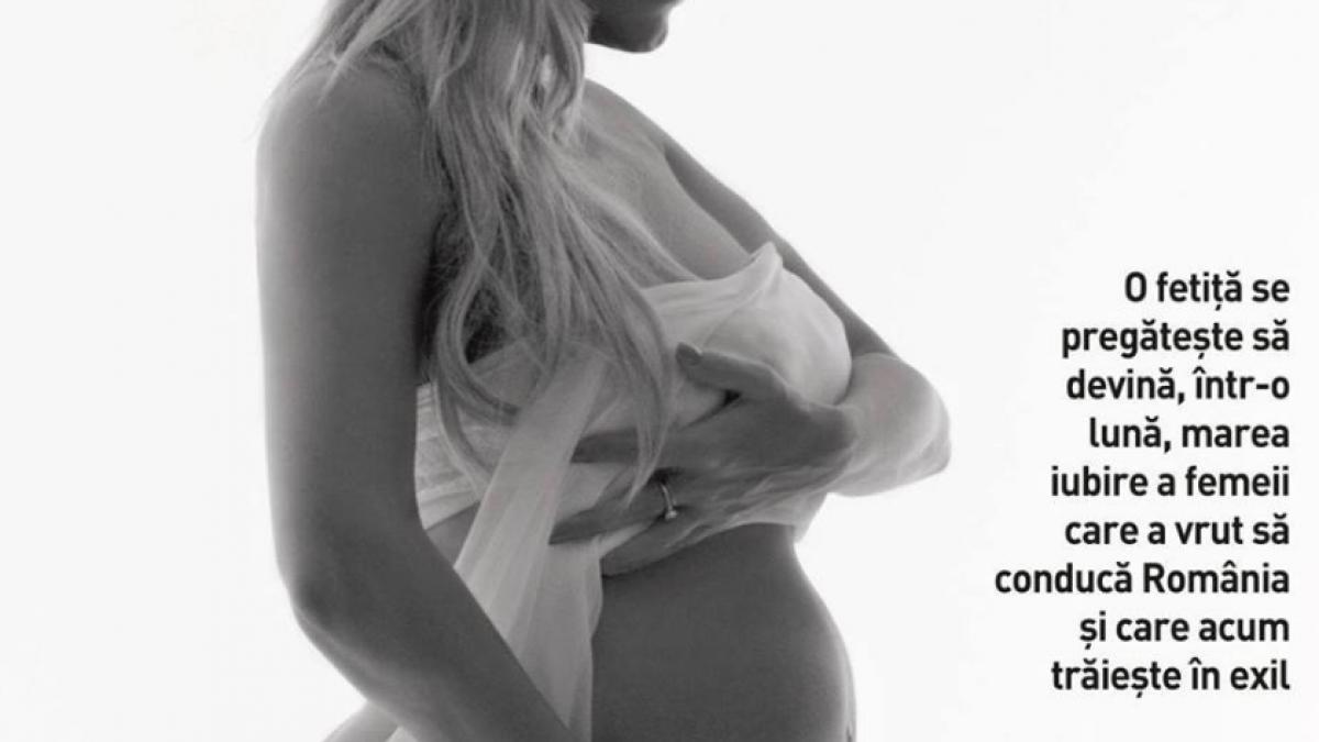 elena udrea pictorial intr o revista cum arata insarcinata in sapte luni imagini
