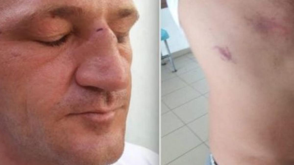 un barbat din sebes a plecat baut de la o nunta si a inceput sa faca scandal pe strada ce s a