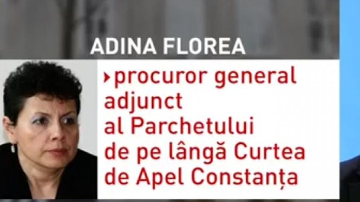 cine este adina florea propunerea lui tudorel toader pentru functia de procuror sef al dna