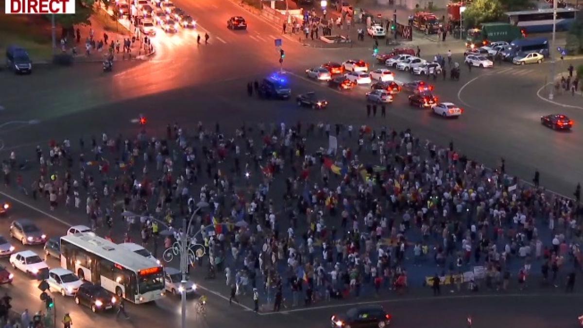 protest in fata guvernului la o luna de la mitingul violent din 10 august