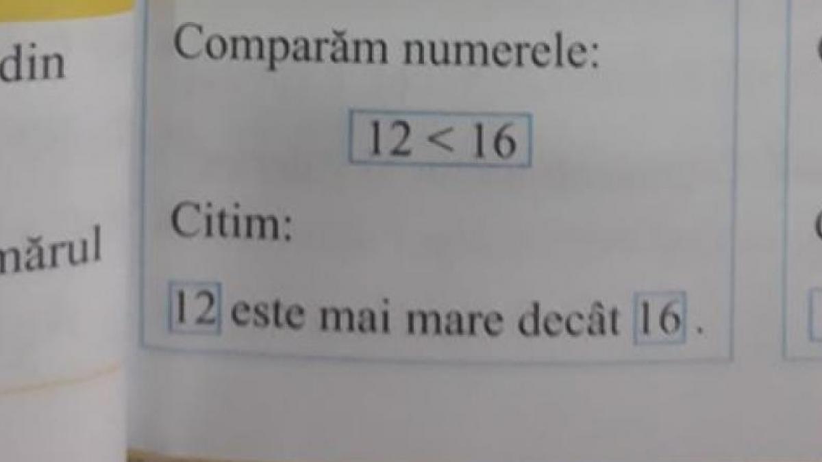 o noua greseala intr unul din manualele ministerului educatiei ce invata elevii de clasa i la