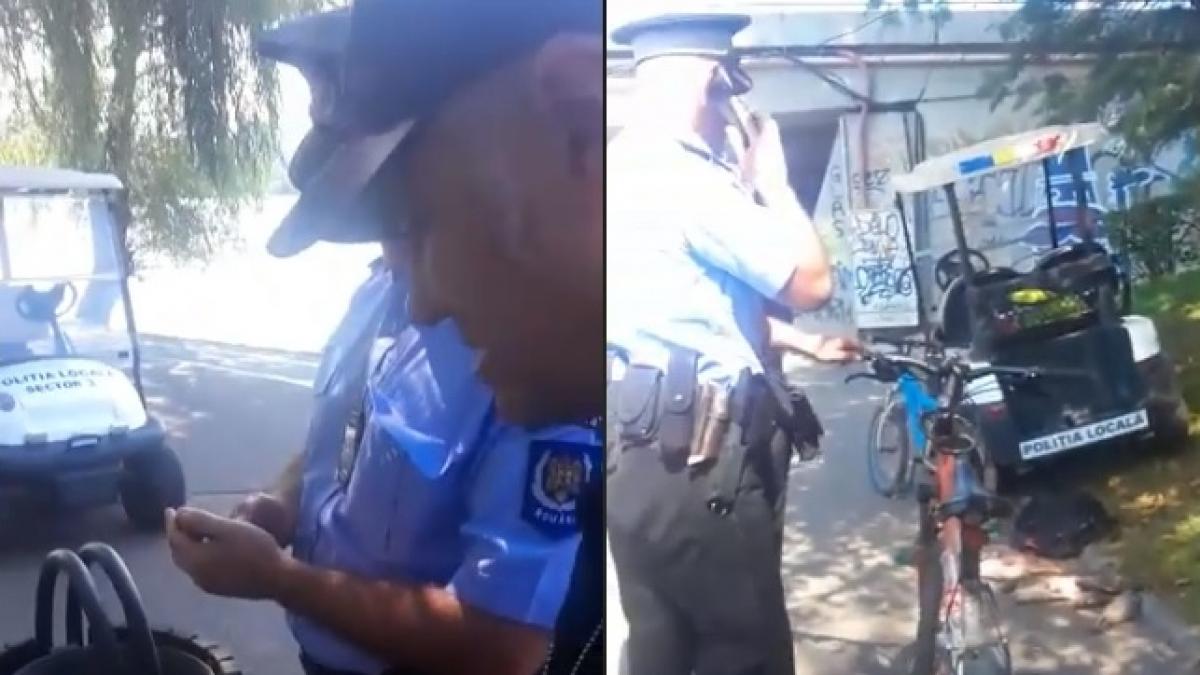 scene socante in parcul ior un copil a fost lovit de un politist local video