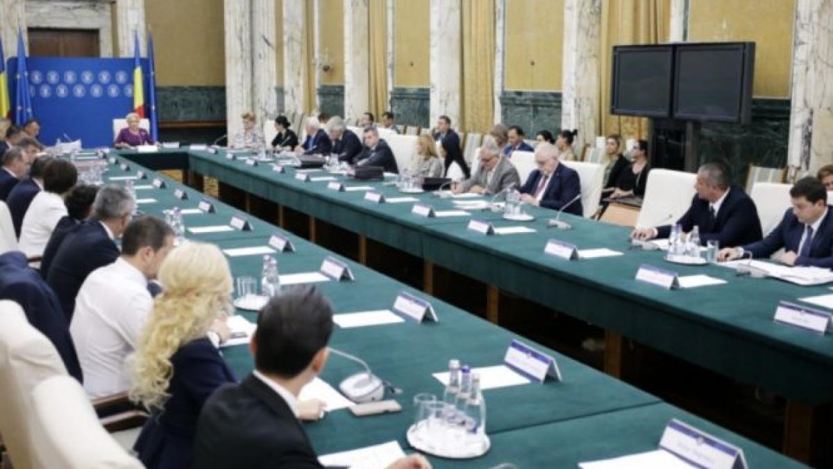 guvernul se reuneste in sedinta