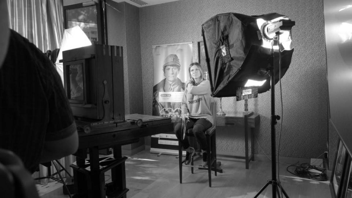 shooting inedit cu simona halep in cadrul proiectului 100 de chipuri romanesti foto video