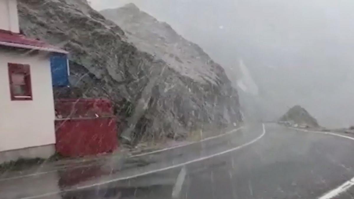 a nins si pe transfagarasan