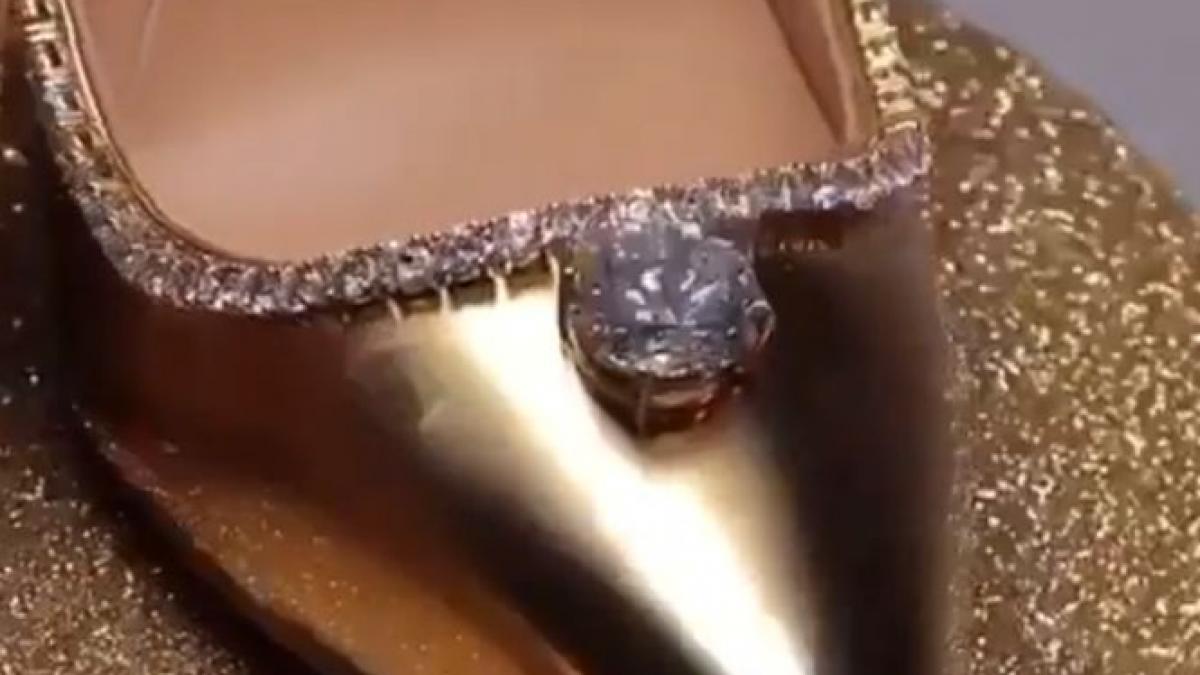 asa arata cea mai scumpa pereche de pantofi din lume pretul e colosal