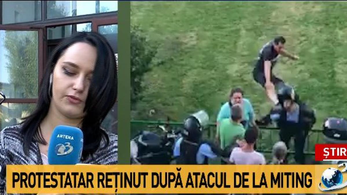 o noua retinere dupa violentele din 10 august barbatul care a lovit un jandarm in spate propus