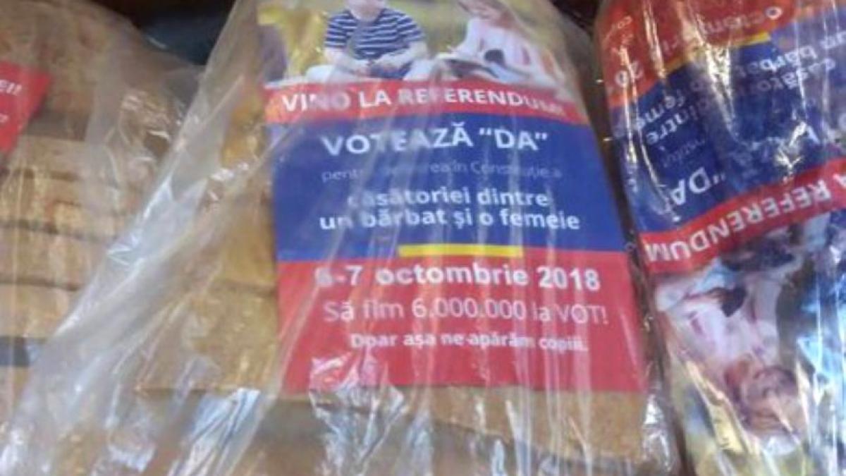 referendum familie 2018 paine cu pliante pro referendum la vanzare
