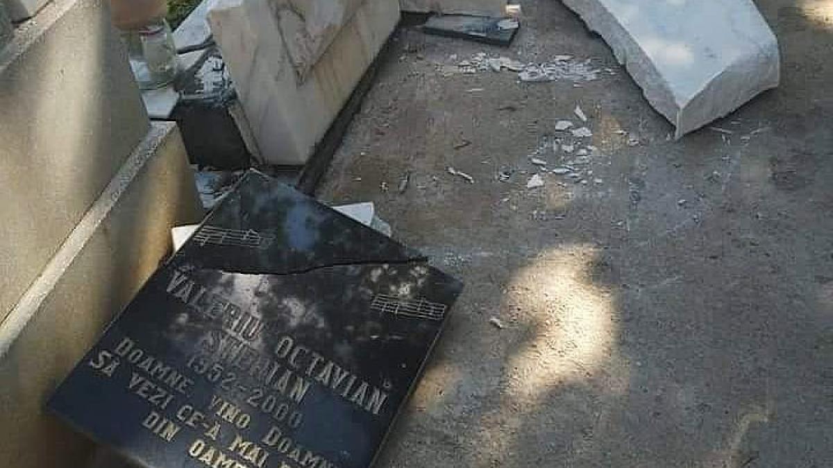 mormantul unui fost mare cantaret din romania a fost vandalizat