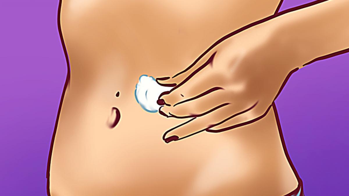 cele cinci conditii medicale pe care le poti vindeca punand vata in buric