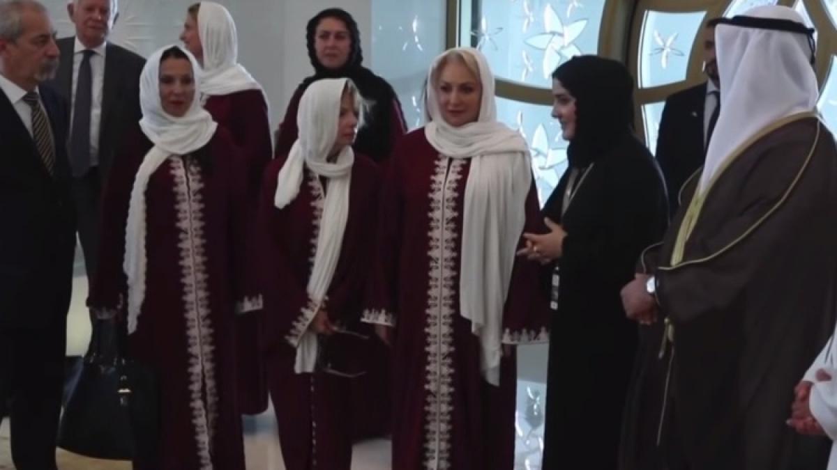 Viorica Dăncilă, în Emiratele Arabe Unite. Discuții privind relațiile de afaceri între cele două state