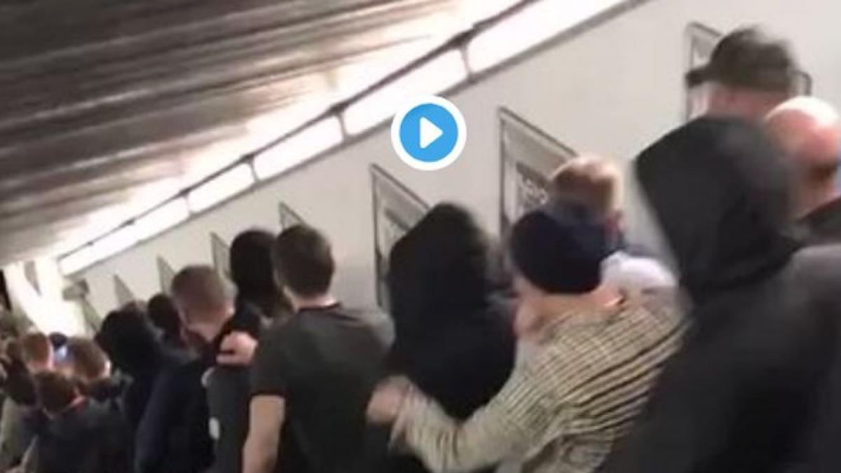 panica la metroul din roma zeci de oameni au fost raniti video