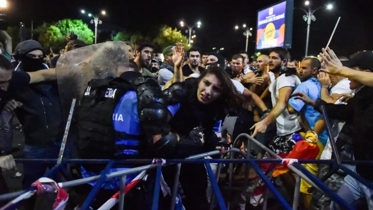 protestatari arestati la doua luni de la evenimentele din 10 august