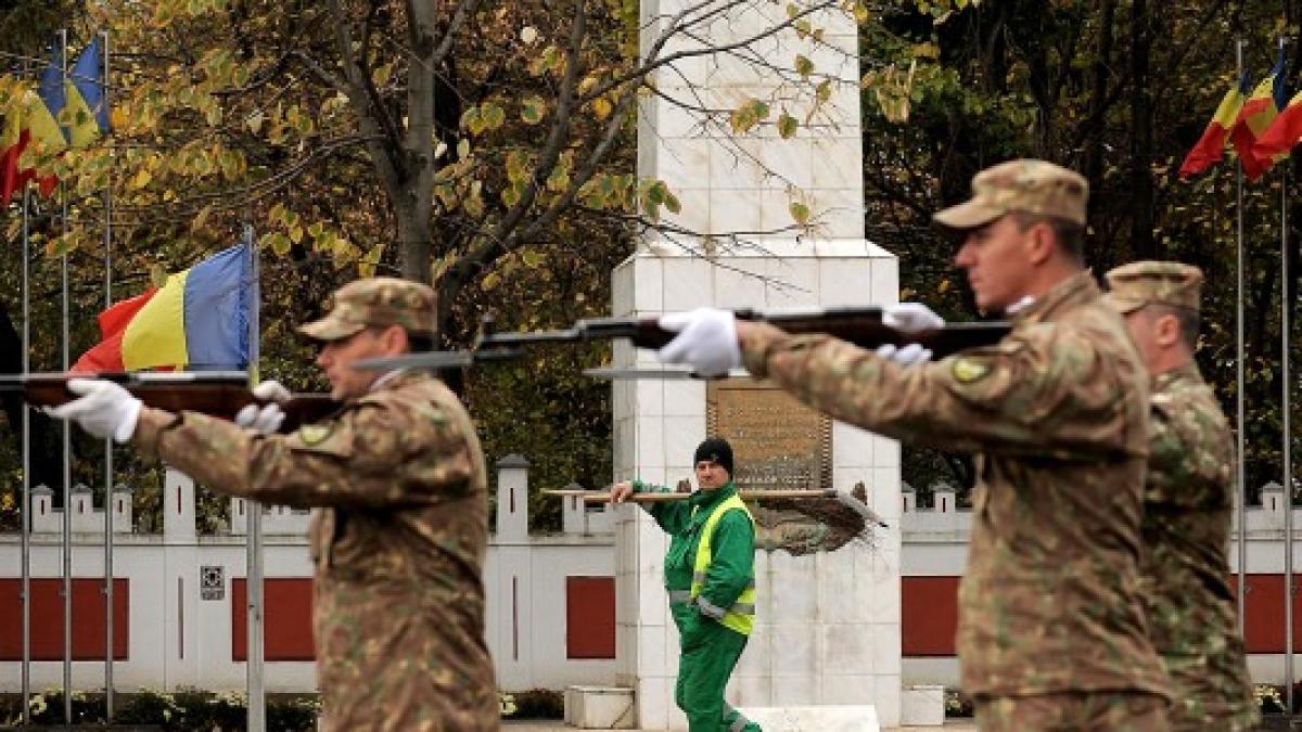 imaginea zilei cum a fost surprins un barbat de ziua armatei romane
