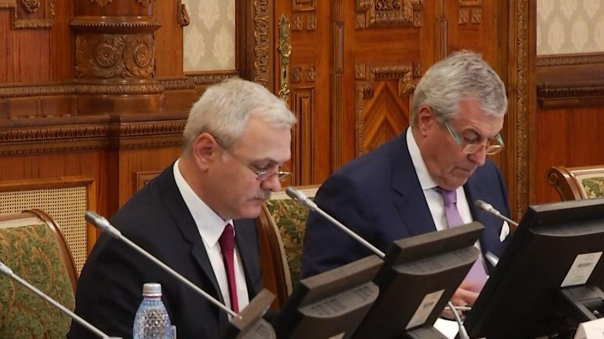 imaginile zilei ce fac dragnea si tariceanu