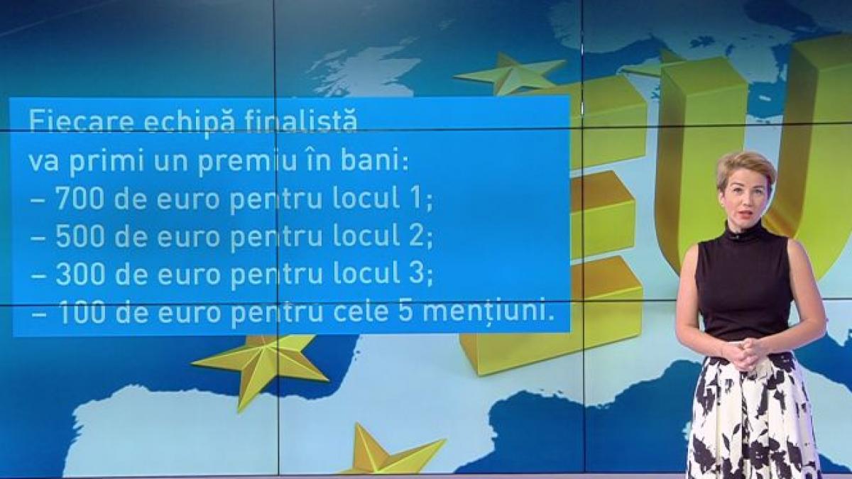 be eu concurs european pentru elevi si profesori fiecare echipa finalista va primi un premiu in bani