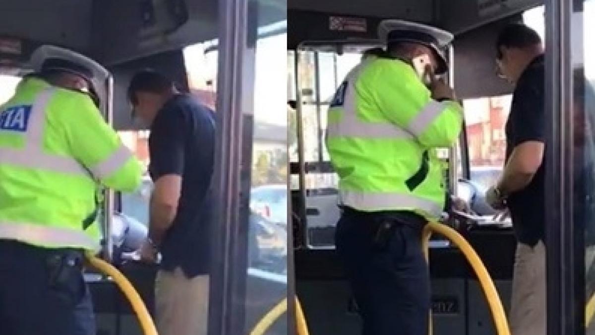 a ajuns la spital dupa ce a incercat sa urce in autobuz in momentul in care se inchideau usile ce a