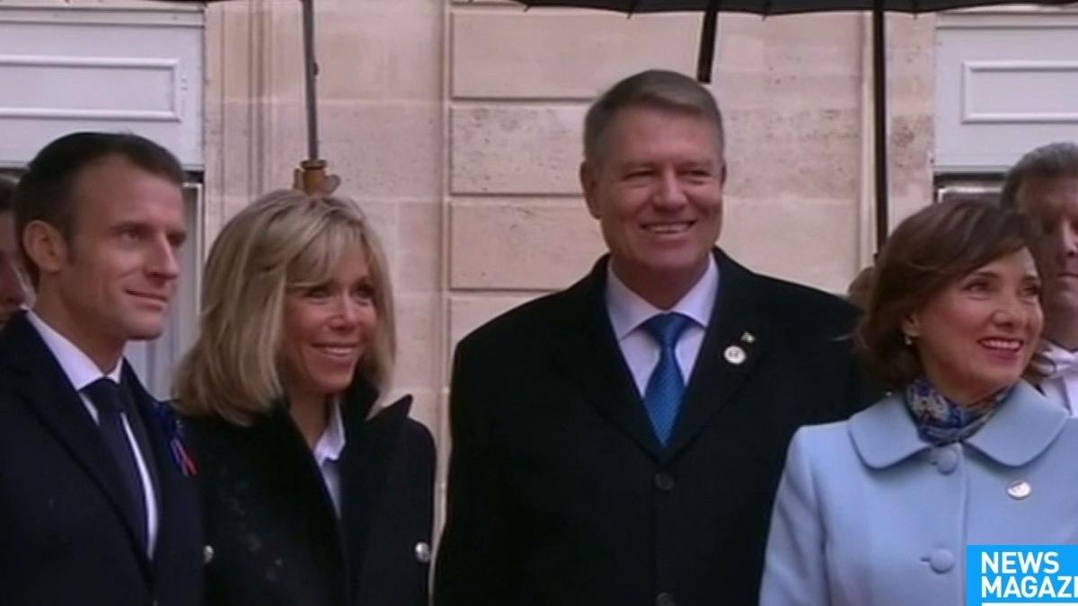 carmen iohannis la paris inainte de audiere primele imagini cu familia prezidentiala de la