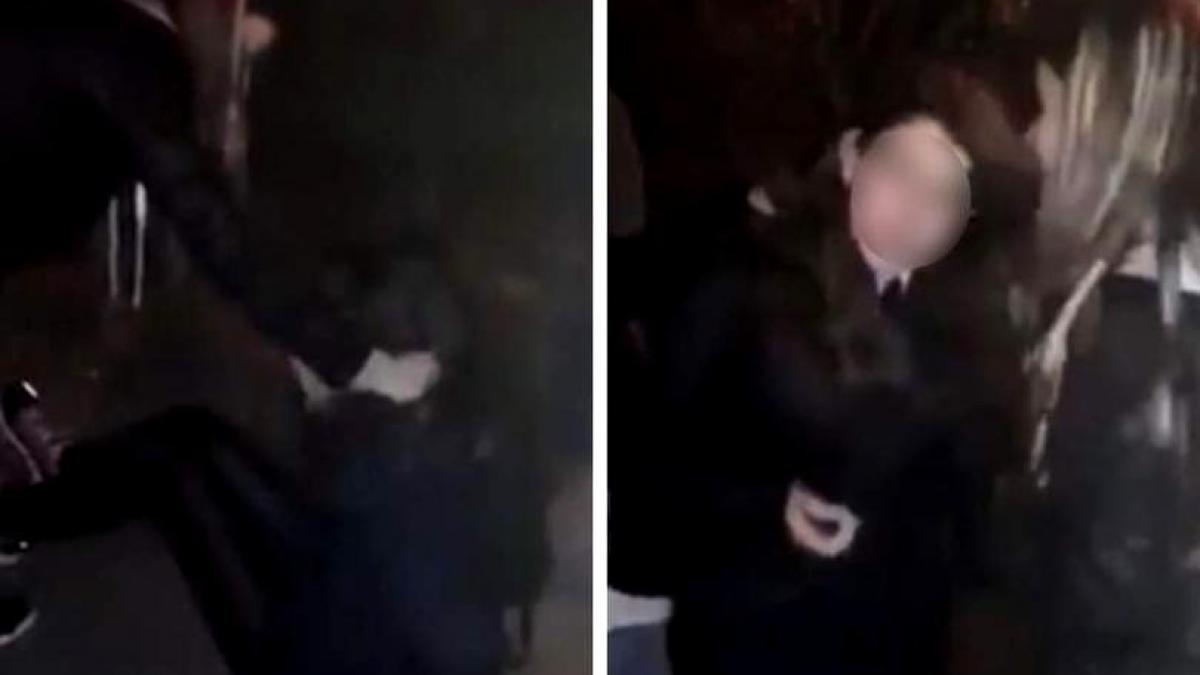 imagini revoltatoare o adolescenta lovita cu pumnii si picioarele de doua colege