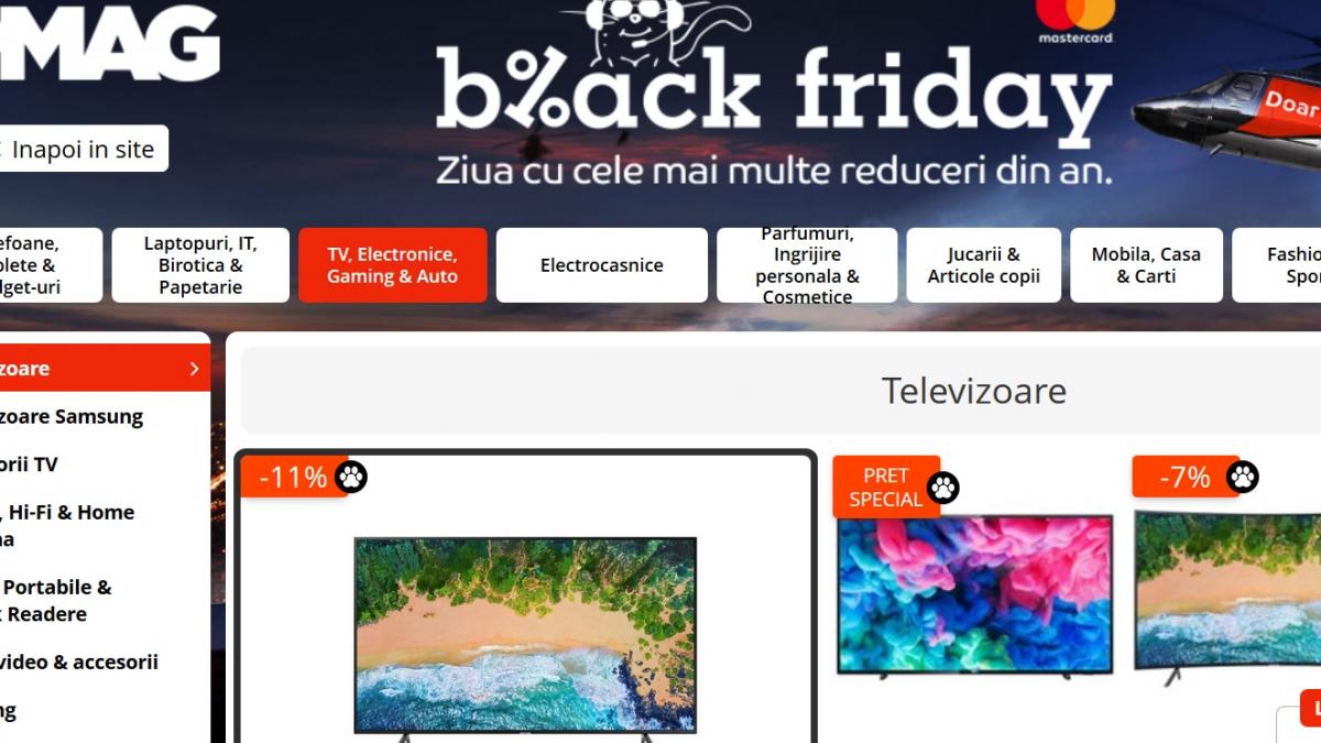 black friday 2018 emag veste soc de black friday de la emag