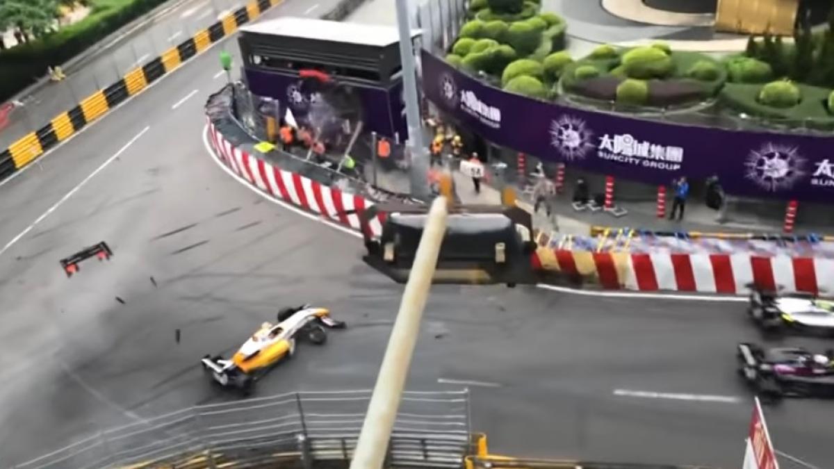 accident grav intr o cursa de formula 3 mai multe persoane ranite video cu momentul impactului