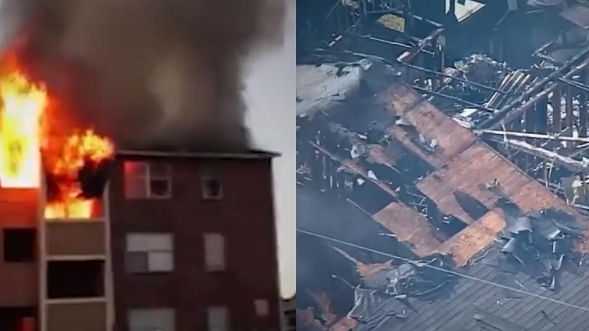 era impreuna cu fetita ei cand le a luat foc casa gestul socant facut de femeie i a salvat viata