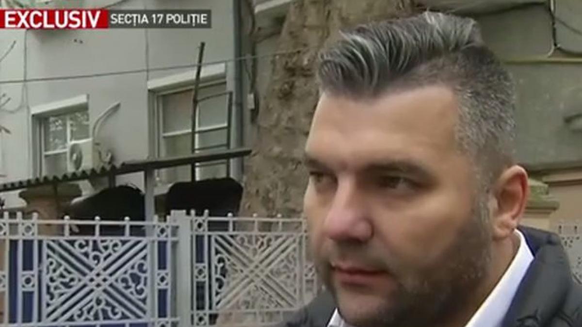 preotul care si a dat foc in apropierea catedralei mantuirii neamului a fost dus la sediul politiei