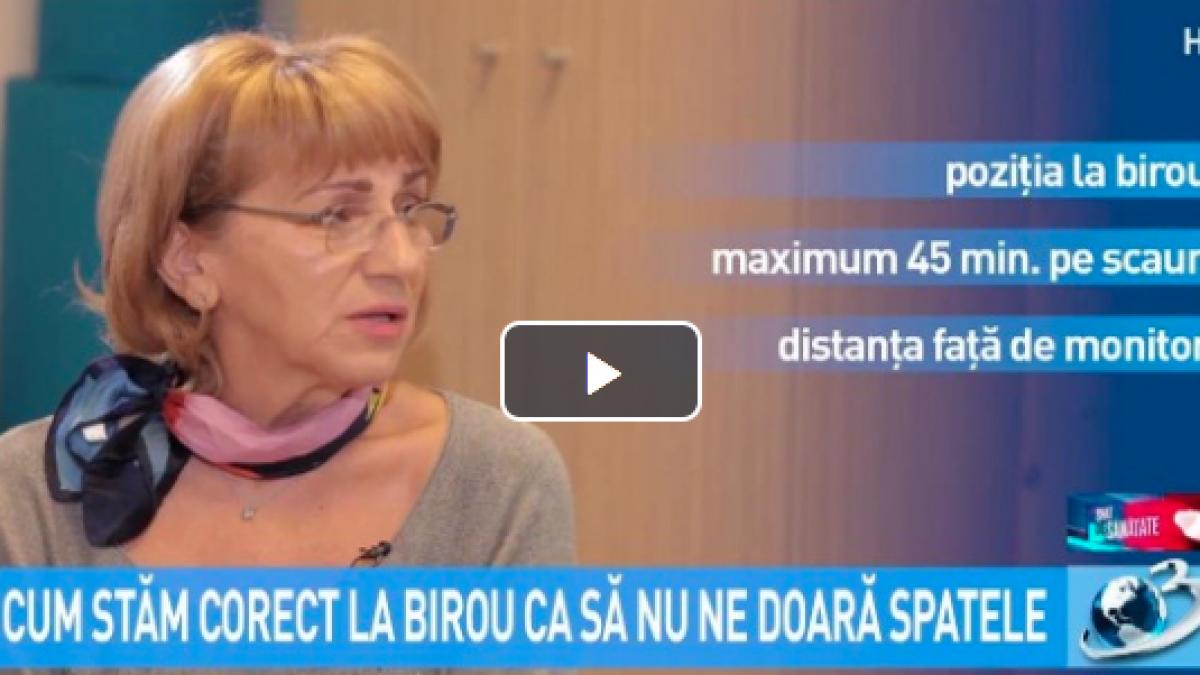 sfat de sanatate cum stam corect la birou pentru a nu avea dureri de spate