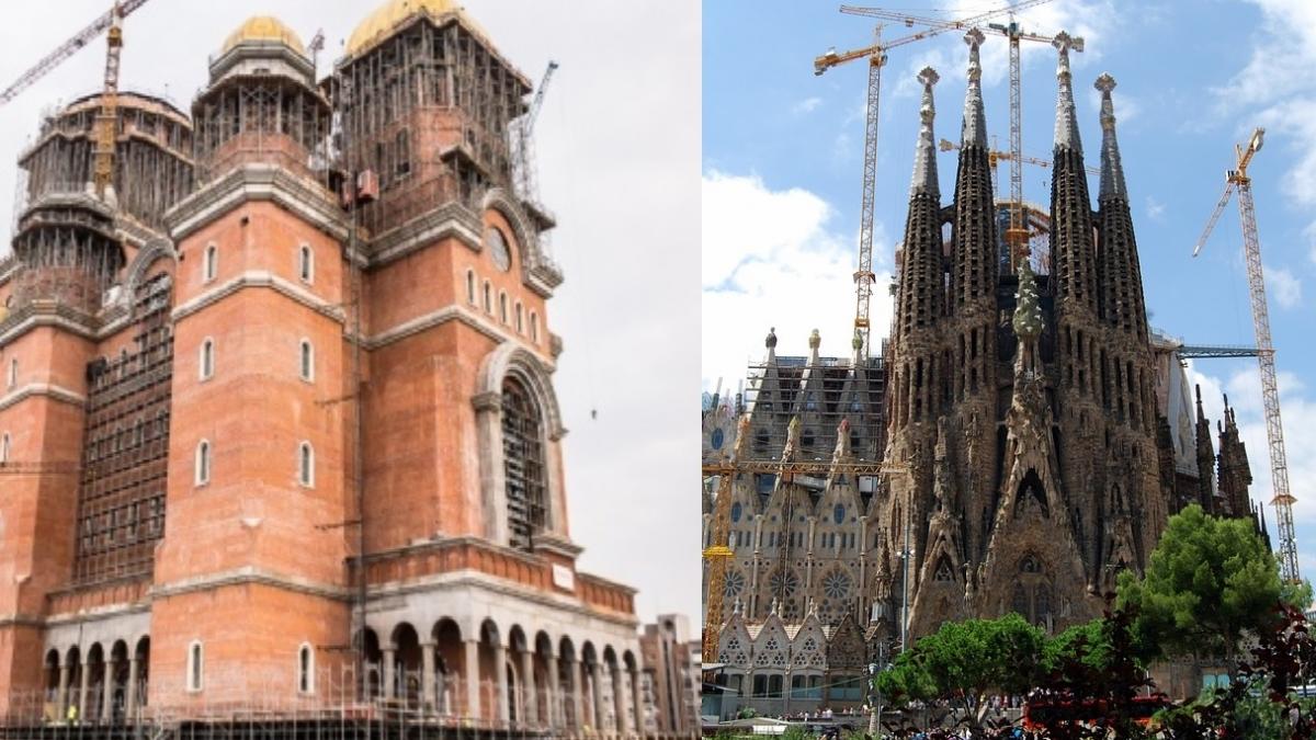 care este asemanarea dintre sagrada familia si catedrala mantuirii neamului