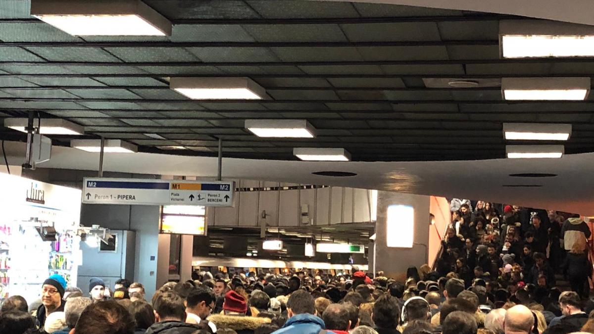 infern la metrou vineri dimineata galerie foto