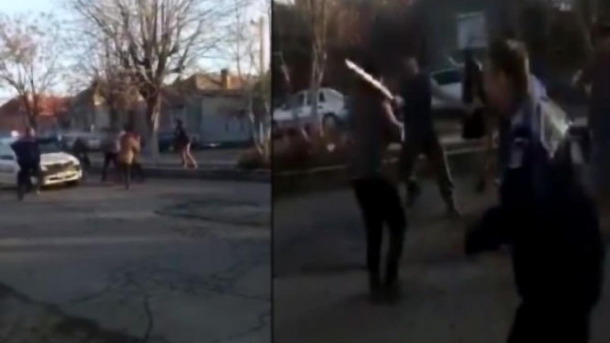 bataie cu bate intre doua clanuri pe strazile orasului calafat politistii chemati sa intervina nu