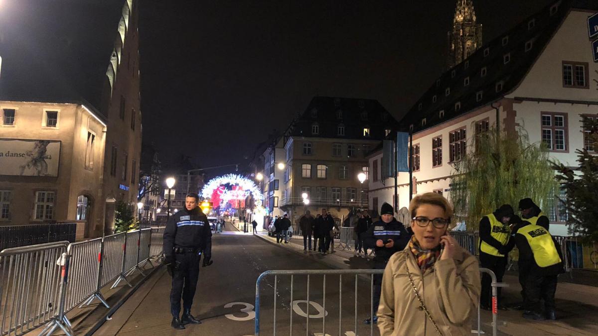 imagini exclusive de la locul atacului armat din strasbourg video