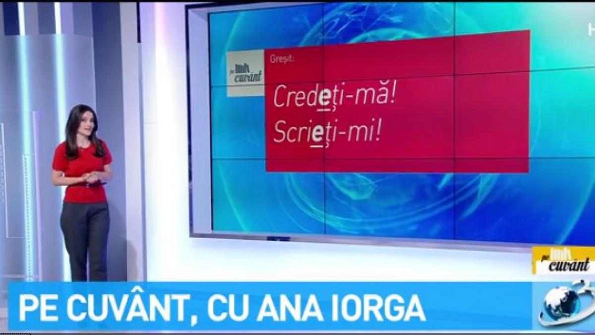 pe cuvant cu ana iorga lectie de pronuntare diferente de accentuare