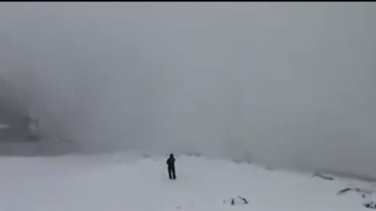 surprins de avalansa salvat in ultimul moment