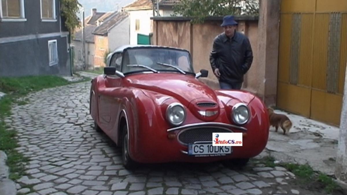 un roman si a transformat dacia in decapotabila a facut totul de unul singur foto