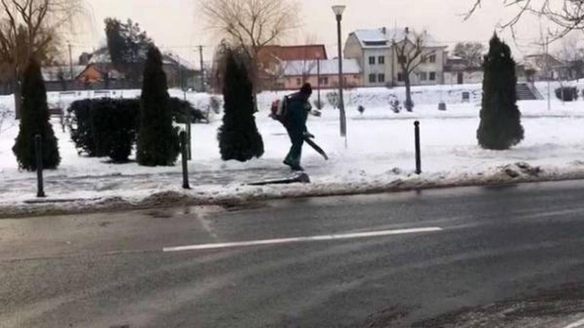 imagini incredibile in timisoara cum se face deszapezirea in oras video