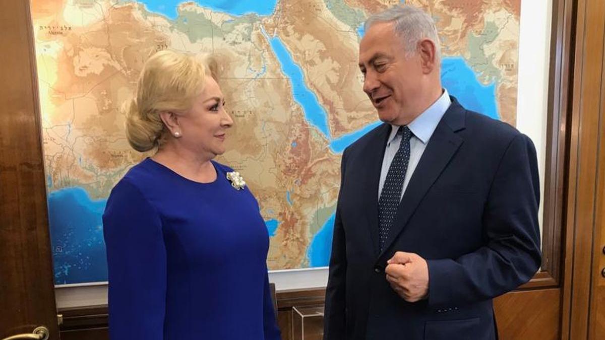 viorica dancila s a intalnit in israel cu benjamin netanyahu