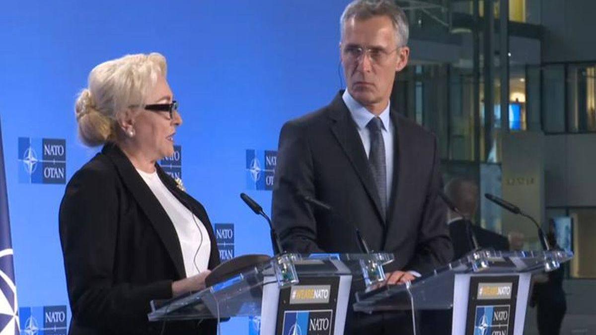 viorica dancila intalnire cu secretarul general nato