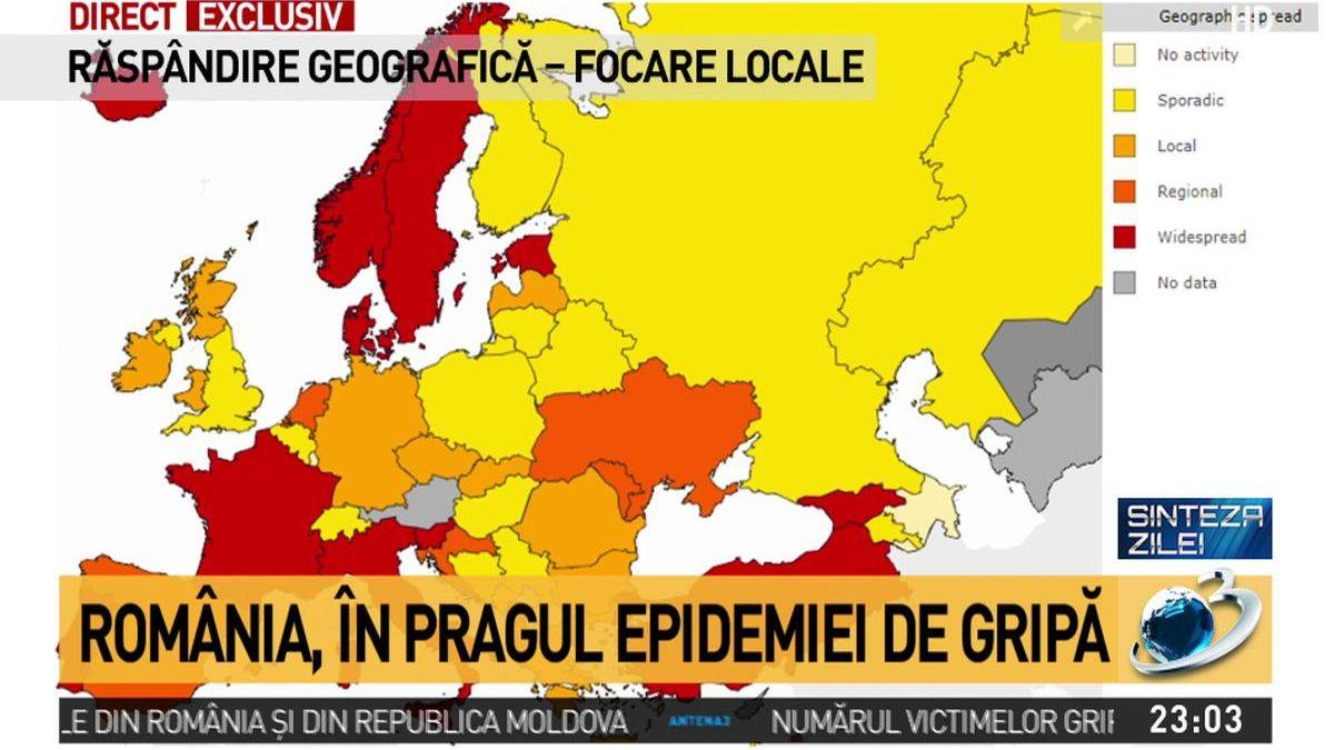 sorina pintea la sinteza zilei suntem foarte aproape de declararea unei epidemii de gripa nu