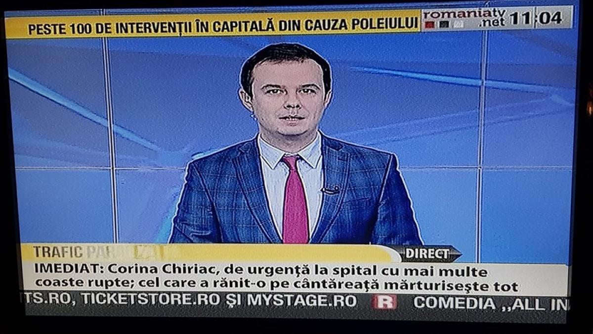 un post de televiziune i a rupt niste coaste corinei chiriac artista nu are insa nimic