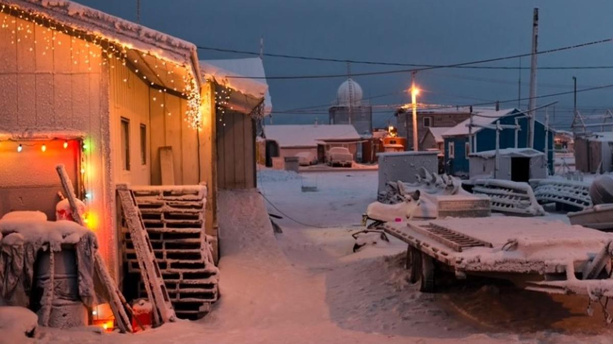 unde se afla orasul in care o noapte dureaza 65 de zile