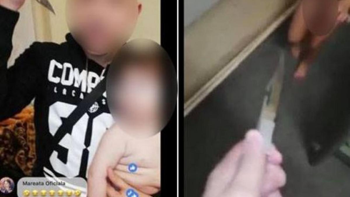 un tanar din teleorman facea un live pe facebook cand privitorii au vazut ceva groaznic in bratele