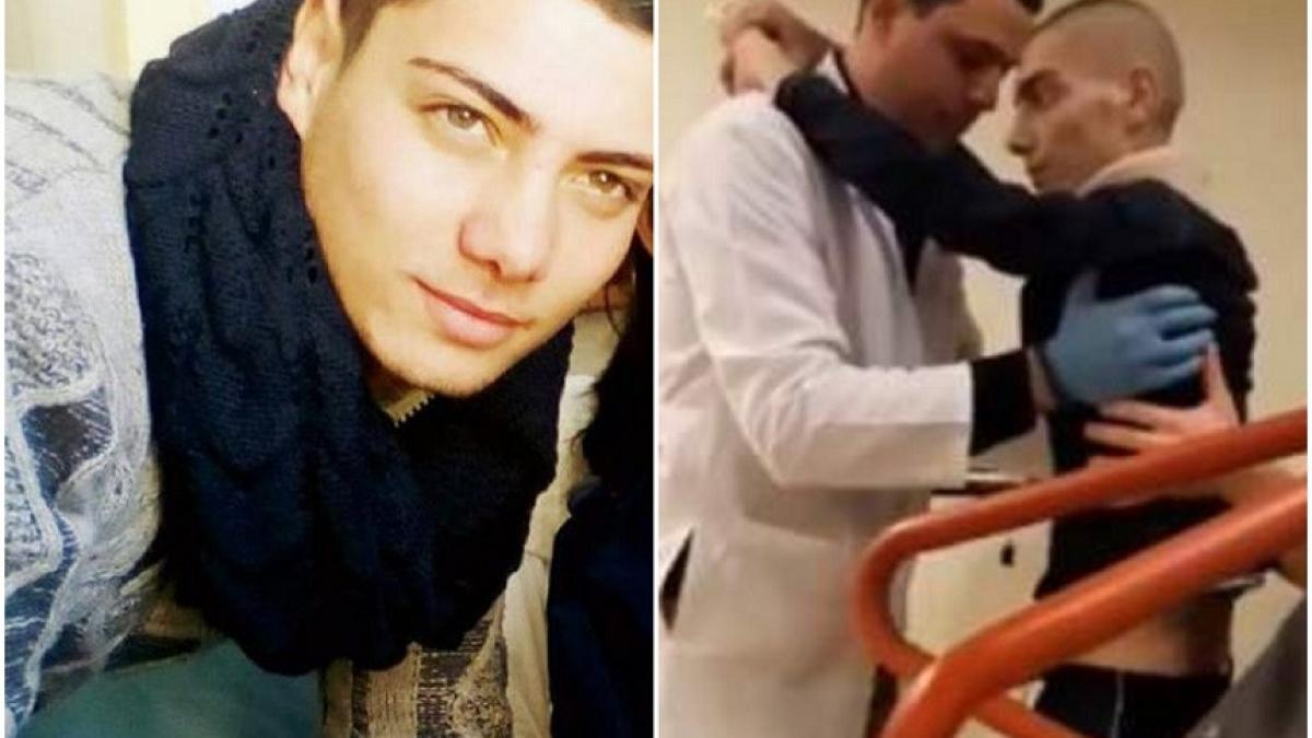 bogdan tanarul salvat in turcia de cancer a facut primii pasi prin salon foto