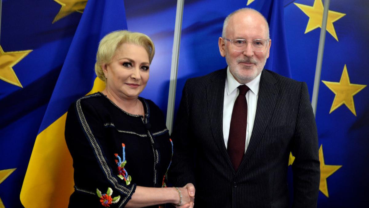 premierul dancila i am explicat domnului timmermans de ce vreau sa dau oug privind completurile de