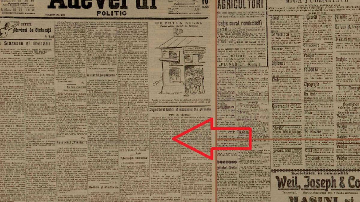 ce se vindea la mica publicitate in urma cu peste 100 de ani