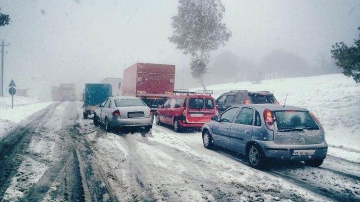 drum national inchis din cauza viscolului