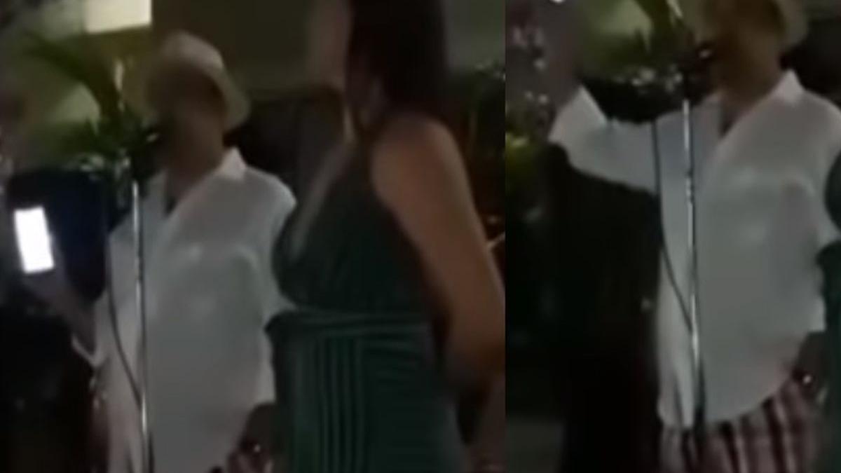 a organizat o petrecere la care a chemat toti cunoscutii la un moment dat a luat microfonul si a