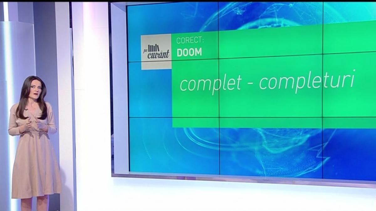 pe cuvant cu ana iorga cum este corect complete sau completuri de judecata